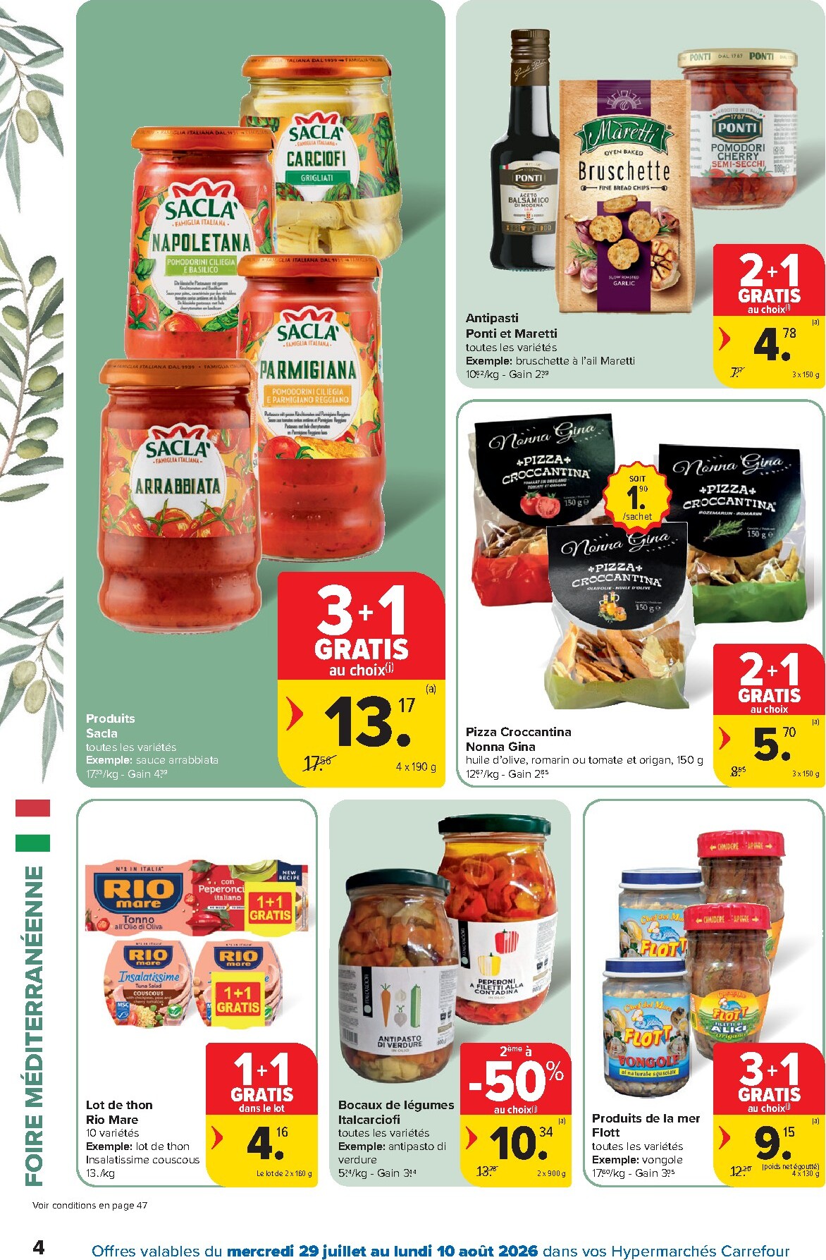 carrefour - Carrefour Hypermarchés folder voor volgende week van woensdag 29/07/2026 tot maandag 10/08/2026 - page: 4