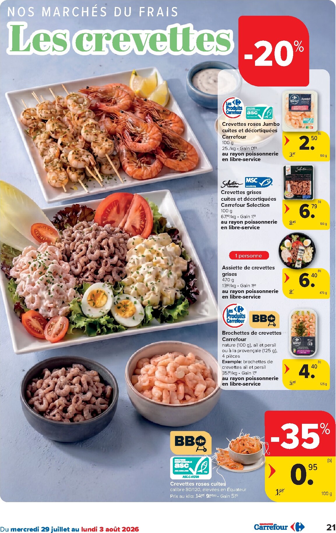 carrefour - Carrefour Hypermarchés folder voor volgende week van woensdag 29/07/2026 tot maandag 10/08/2026 - page: 21