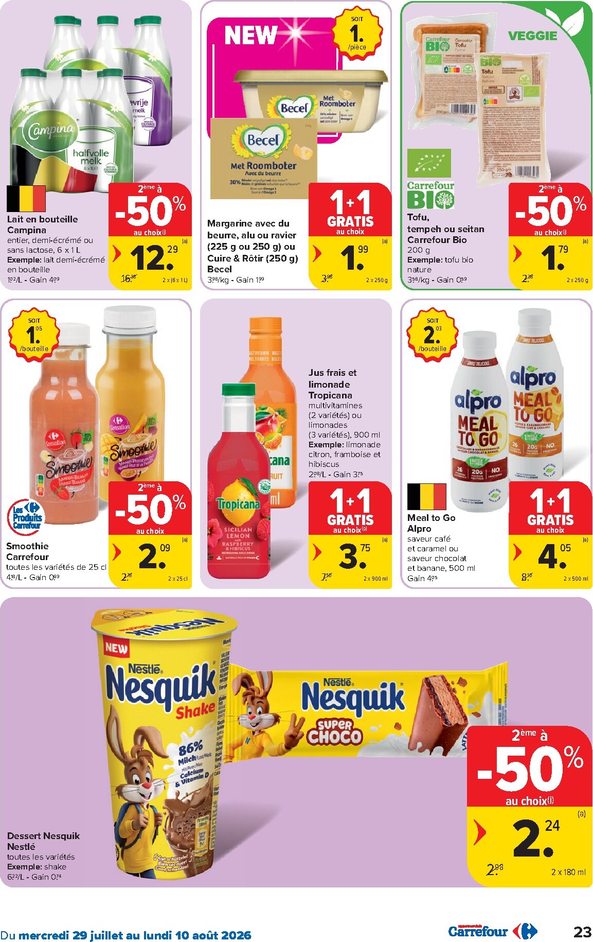 carrefour - Carrefour Hypermarchés folder voor volgende week van woensdag 29/07/2026 tot maandag 10/08/2026 - page: 23