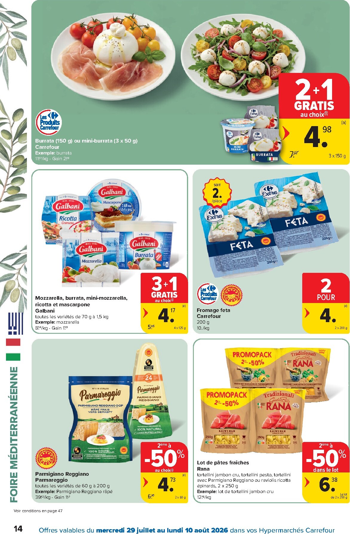 carrefour - Carrefour Hypermarchés folder voor volgende week van woensdag 29/07/2026 tot maandag 10/08/2026 - page: 14