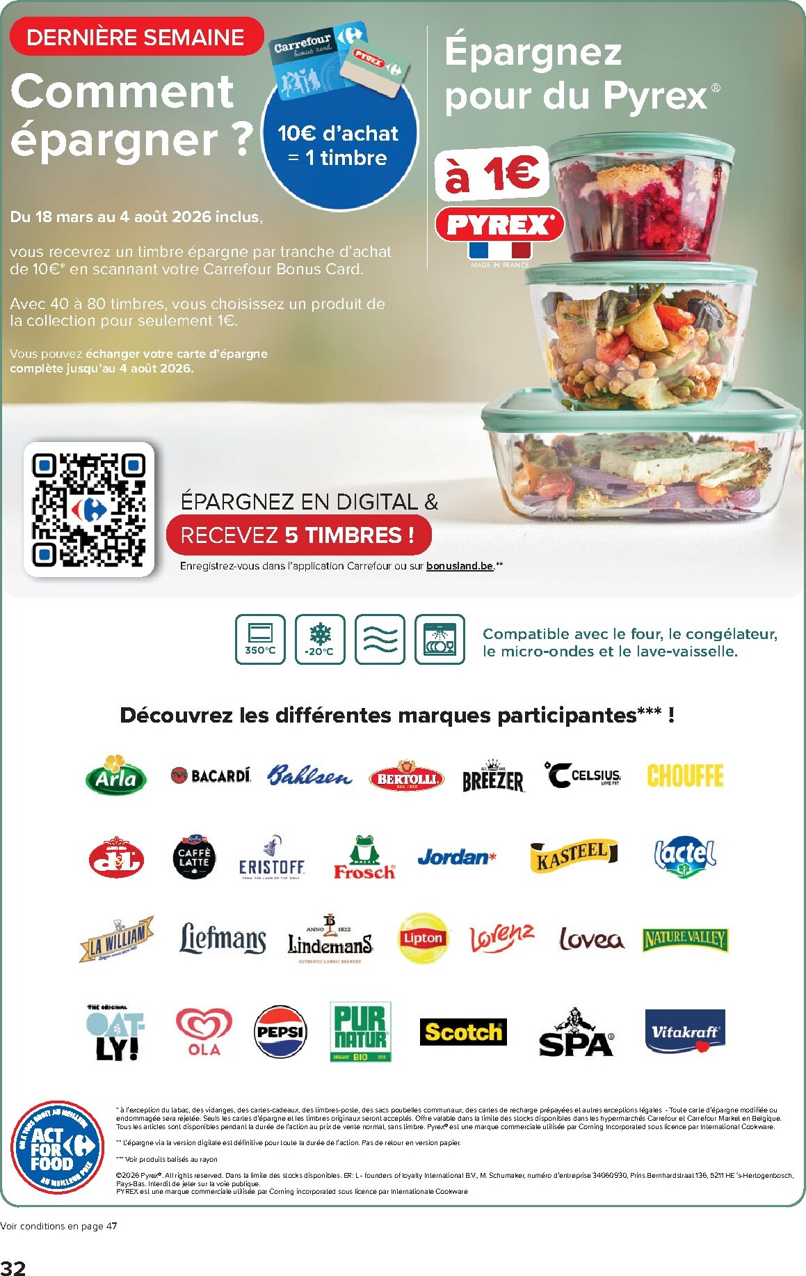 carrefour - Carrefour Hypermarchés folder voor volgende week van woensdag 29/07/2026 tot maandag 10/08/2026 - page: 32
