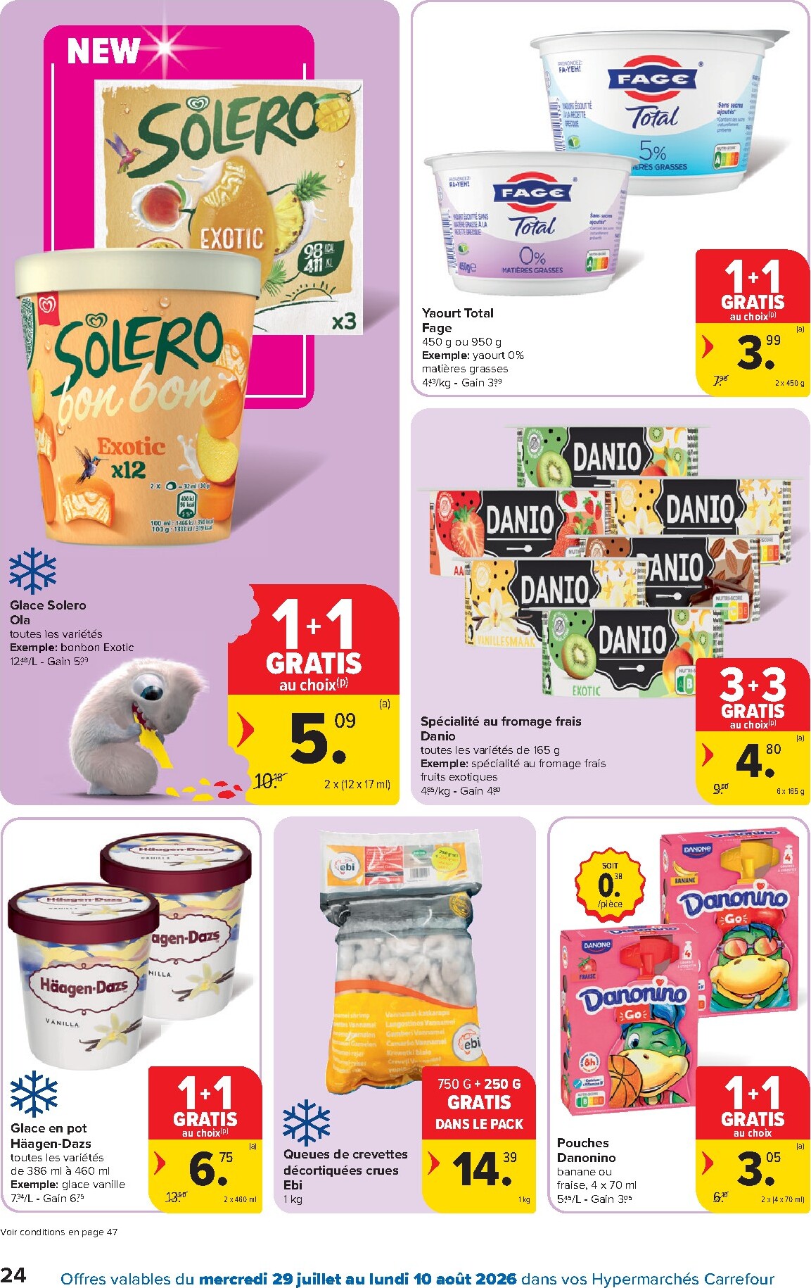 carrefour - Carrefour Hypermarchés folder voor volgende week van woensdag 29/07/2026 tot maandag 10/08/2026 - page: 24