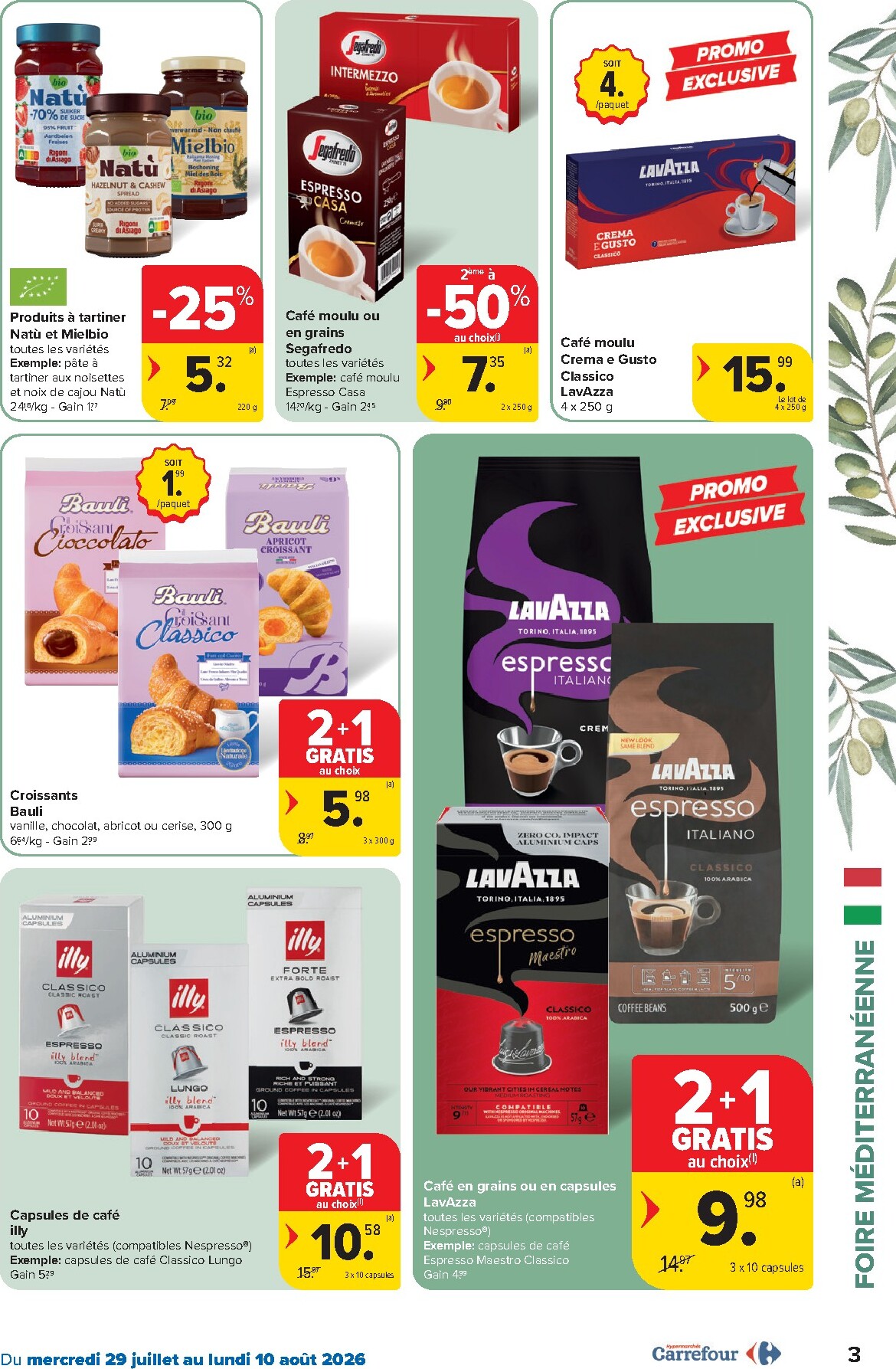 carrefour - Carrefour Hypermarchés folder voor volgende week van woensdag 29/07/2026 tot maandag 10/08/2026 - page: 3