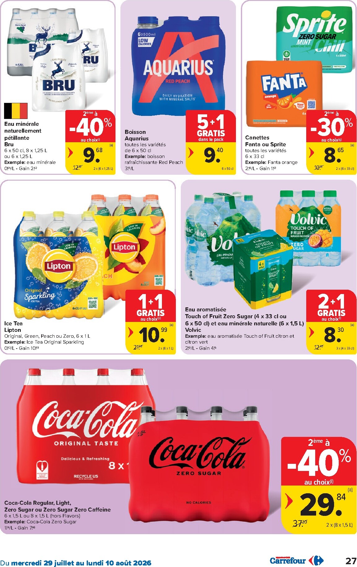 carrefour - Carrefour Hypermarchés folder voor volgende week van woensdag 29/07/2026 tot maandag 10/08/2026 - page: 27
