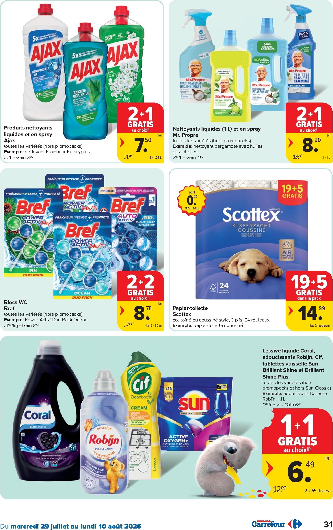 carrefour - Carrefour Hypermarchés folder voor volgende week van woensdag 29/07/2026 tot maandag 10/08/2026 - page: 31