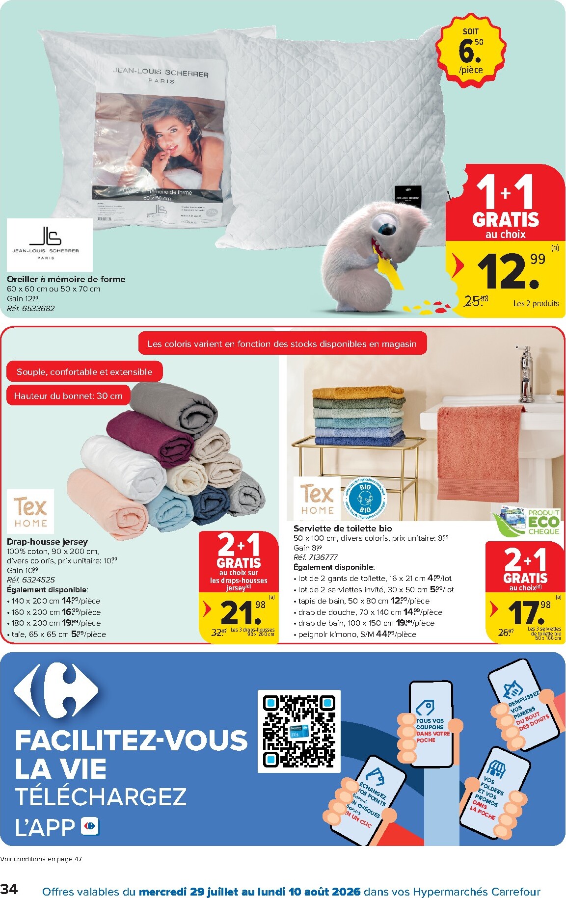 carrefour - Carrefour Hypermarchés folder voor volgende week van woensdag 29/07/2026 tot maandag 10/08/2026 - page: 34