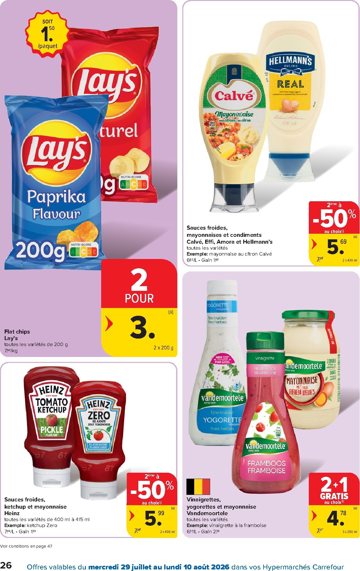 carrefour - Carrefour Hypermarchés folder voor volgende week van woensdag 29/07/2026 tot maandag 10/08/2026 - page: 26