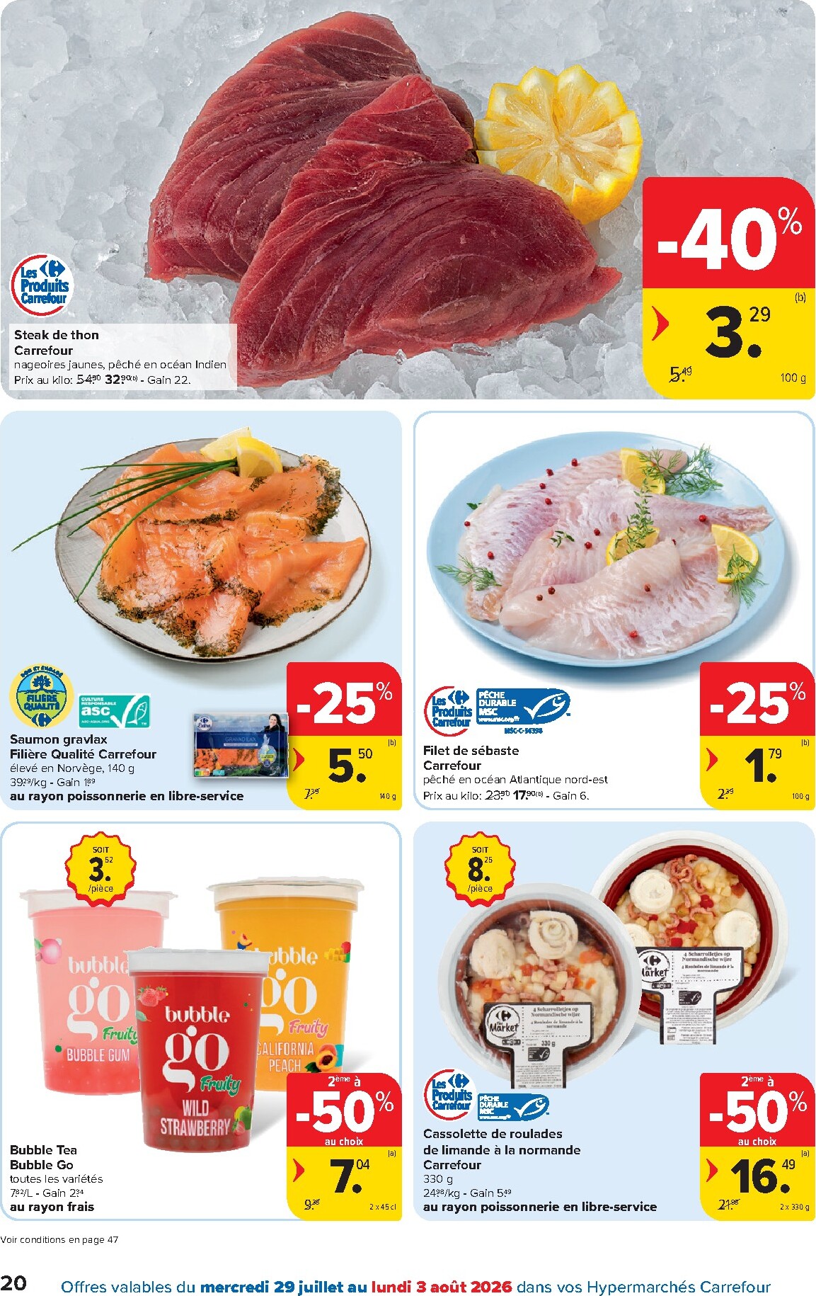 carrefour - Carrefour Hypermarchés folder voor volgende week van woensdag 29/07/2026 tot maandag 10/08/2026 - page: 20