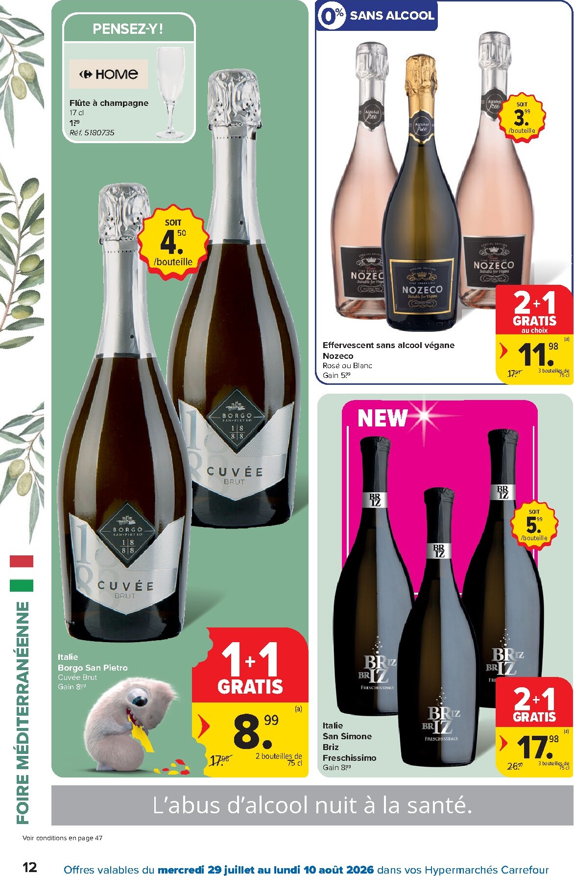 carrefour - Carrefour Hypermarchés folder voor volgende week van woensdag 29/07/2026 tot maandag 10/08/2026 - page: 12