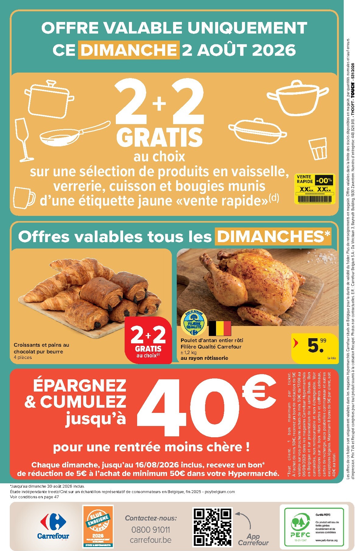carrefour - Carrefour Hypermarchés folder voor volgende week van woensdag 29/07/2026 tot maandag 10/08/2026 - page: 48