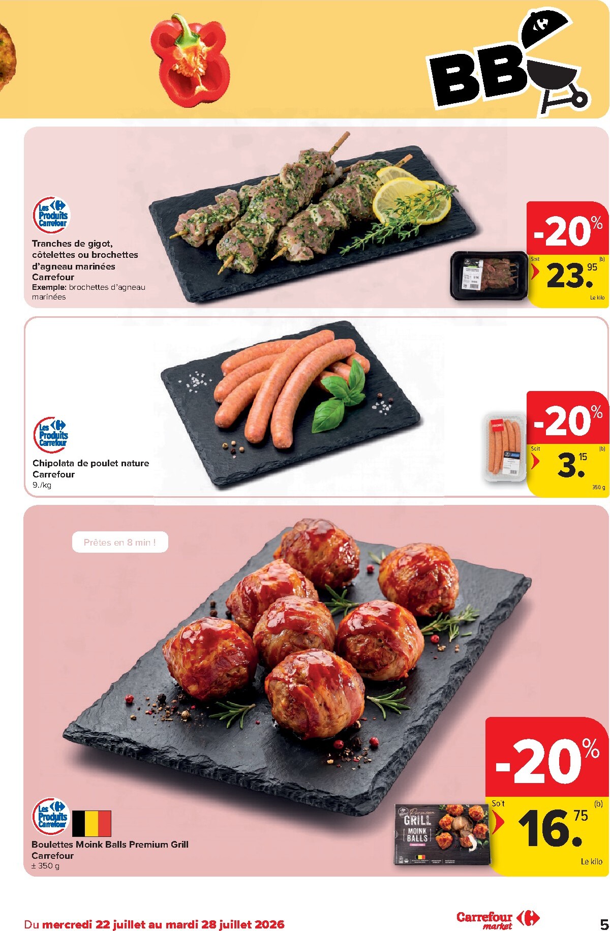 carrefour - Huidige Carrefour Market folder geldig van woensdag 22/07/2026 tot dinsdag 28/07/2026 - page: 5