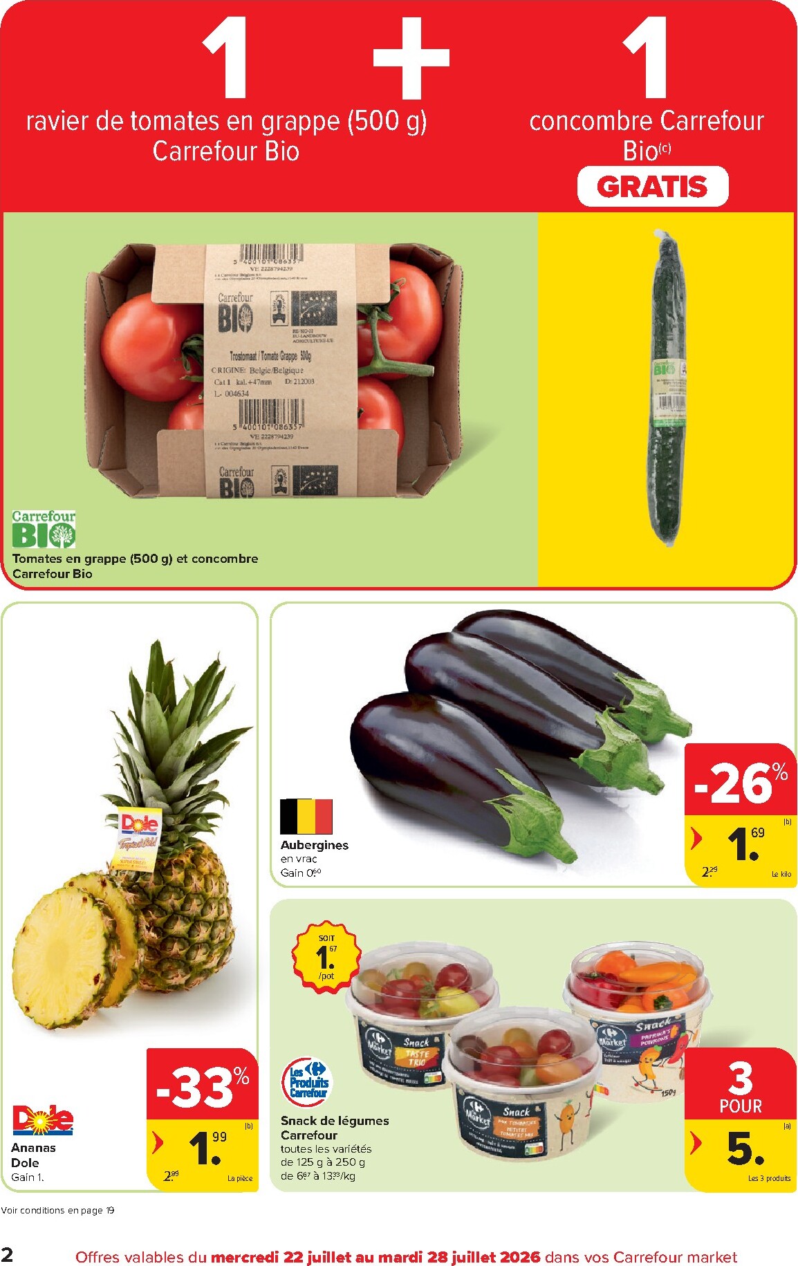 carrefour - Huidige Carrefour Market folder geldig van woensdag 22/07/2026 tot dinsdag 28/07/2026 - page: 2
