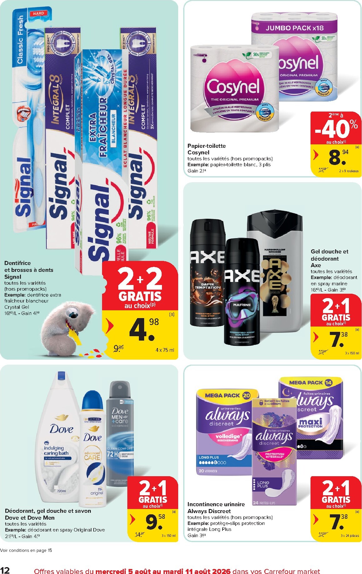carrefour - Carrefour Market folder voor volgende week van woensdag 05/08/2026 tot dinsdag 11/08/2026 - page: 12
