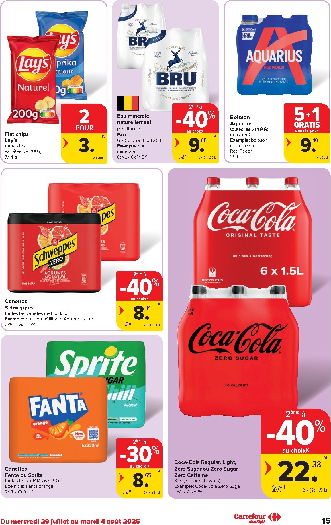 carrefour - Huidige Carrefour folder geldig van woensdag 29/07/2026 tot dinsdag 04/08/2026 - page: 15