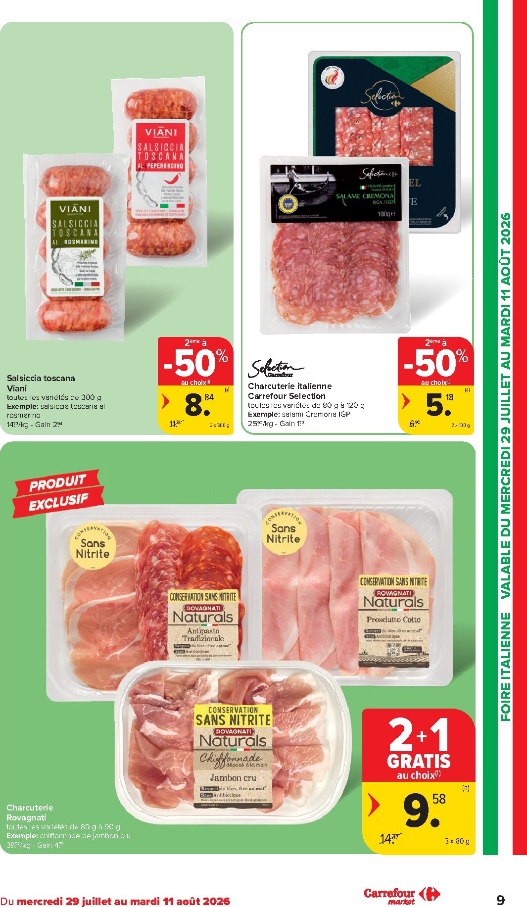 carrefour - Huidige Carrefour folder geldig van woensdag 29/07/2026 tot dinsdag 04/08/2026 - page: 9