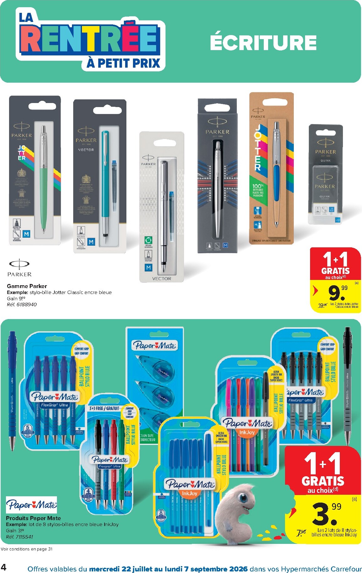 carrefour - Huidige Carrefour Hypermarchés - Back to School folder geldig van woensdag 22/07/2026 tot maandag 07/09/2026 - page: 4