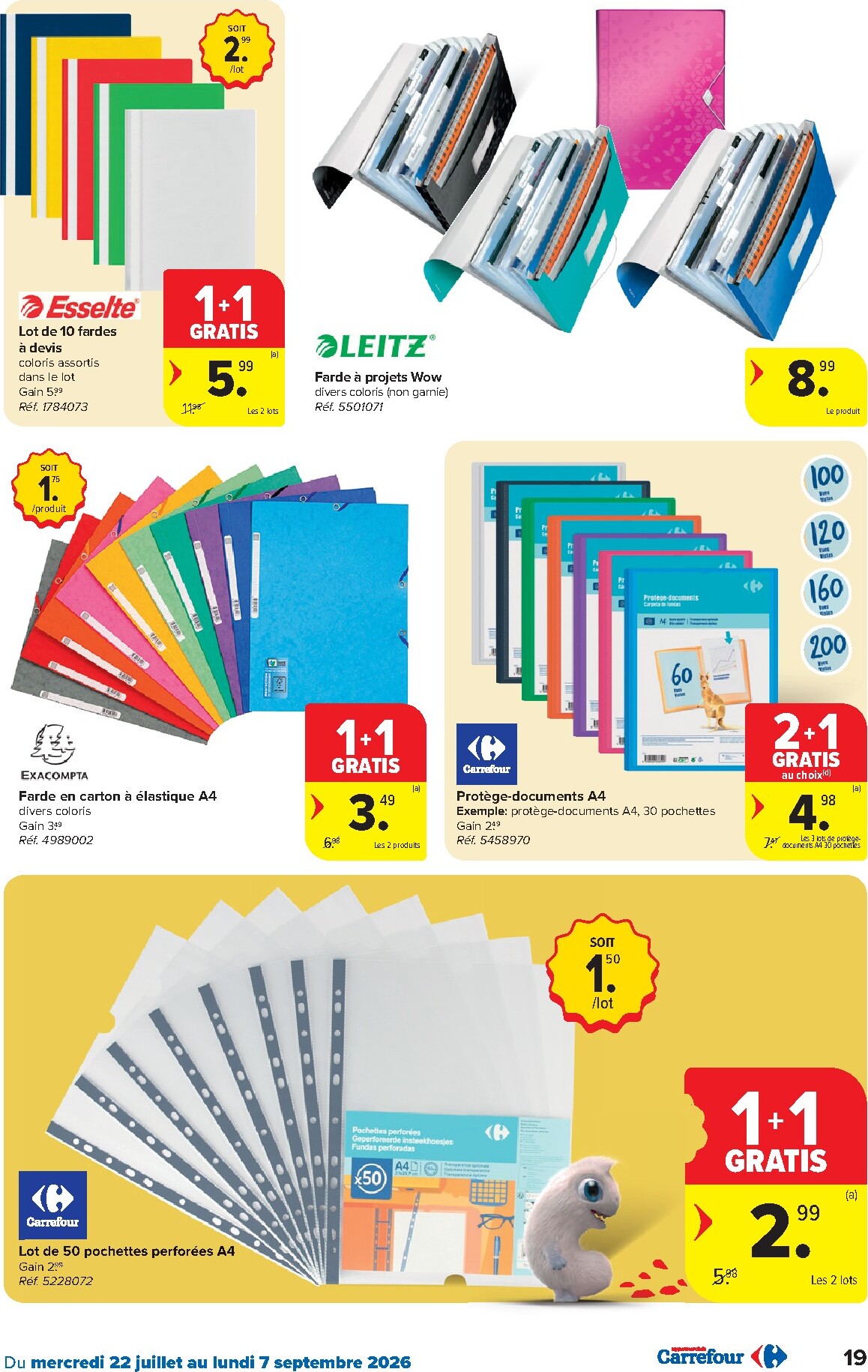 carrefour - Huidige Carrefour Hypermarchés - Back to School folder geldig van woensdag 22/07/2026 tot maandag 07/09/2026 - page: 19