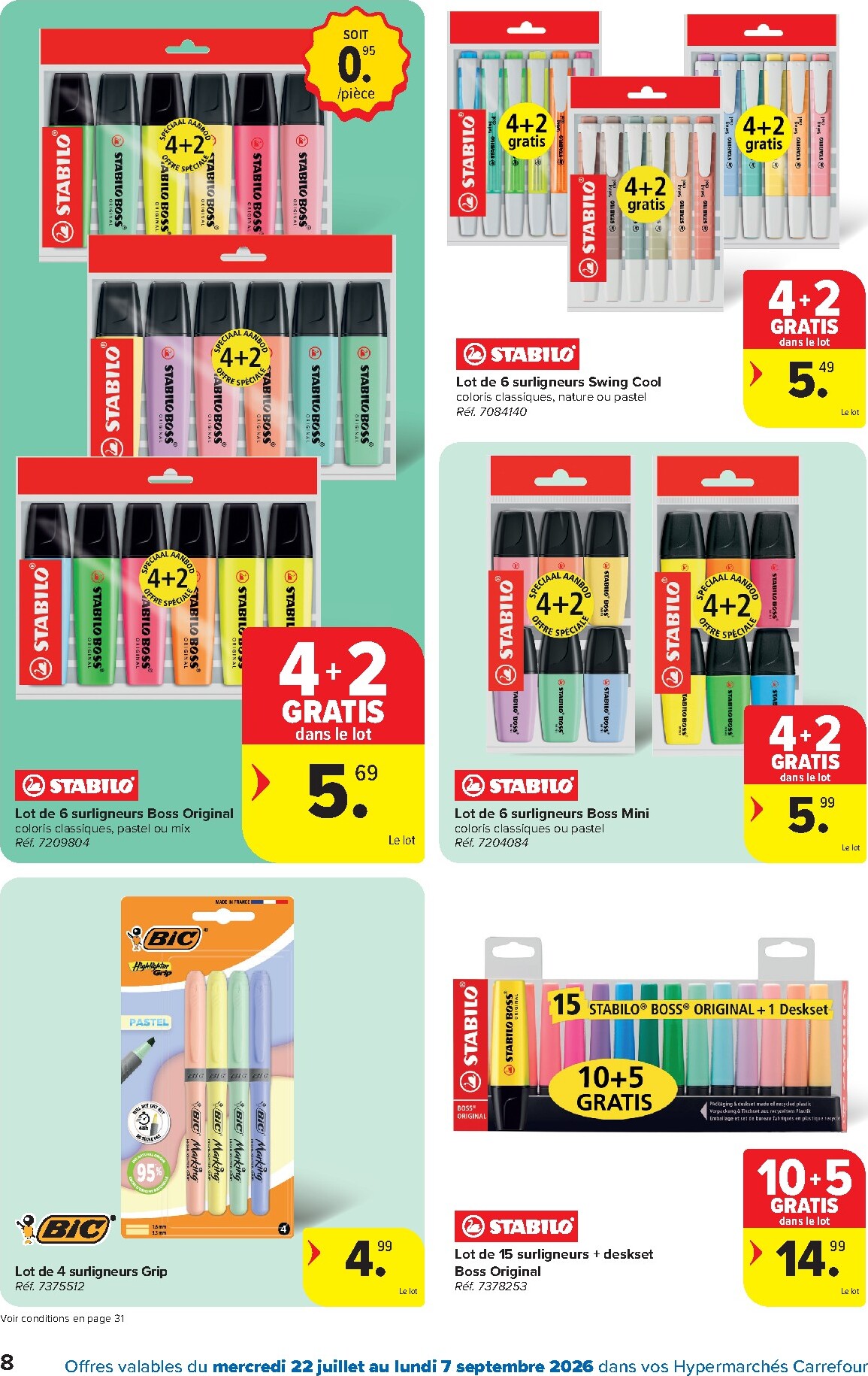 carrefour - Huidige Carrefour Hypermarchés - Back to School folder geldig van woensdag 22/07/2026 tot maandag 07/09/2026 - page: 8