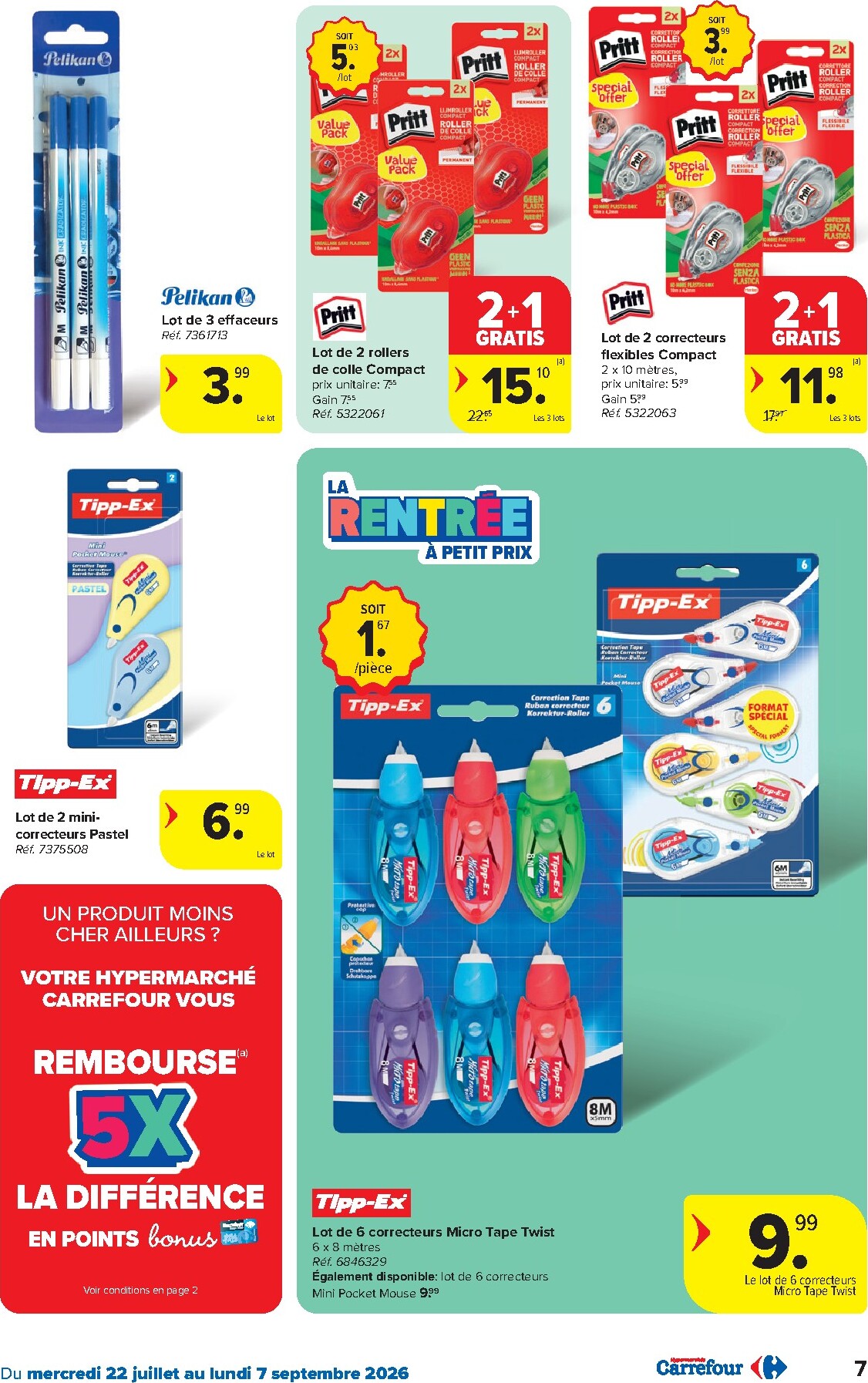 carrefour - Huidige Carrefour Hypermarchés - Back to School folder geldig van woensdag 22/07/2026 tot maandag 07/09/2026 - page: 7