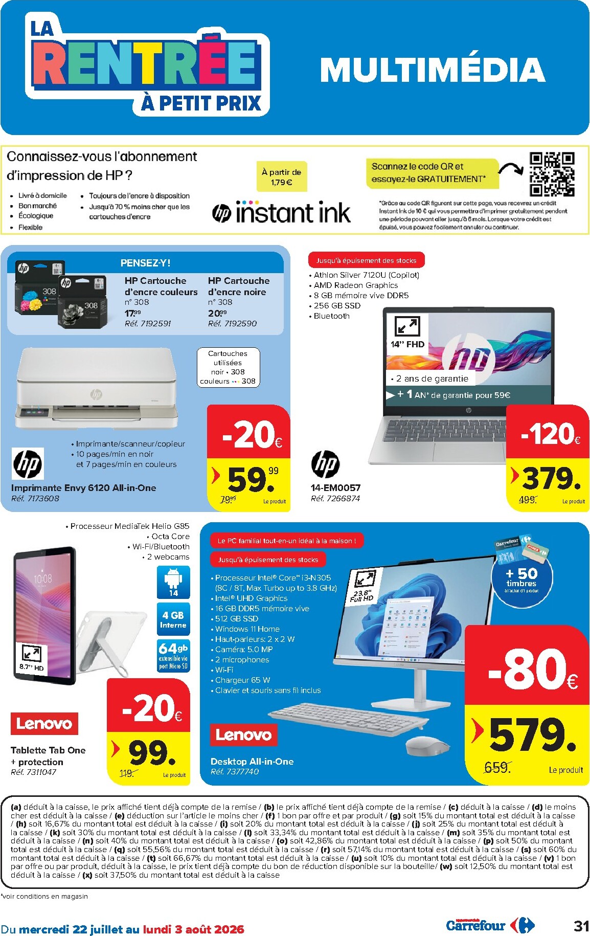 carrefour - Huidige Carrefour Hypermarchés - Back to School folder geldig van woensdag 22/07/2026 tot maandag 07/09/2026 - page: 31
