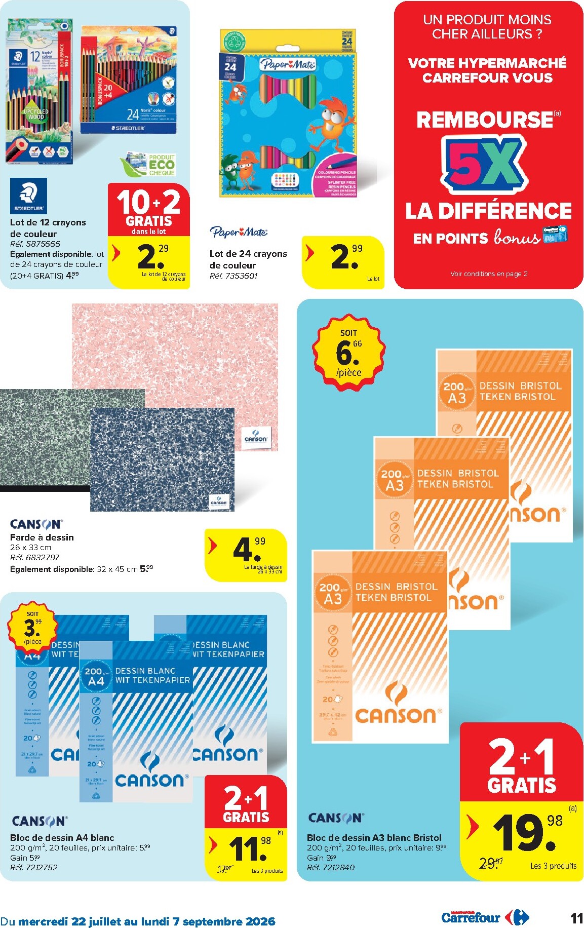 carrefour - Huidige Carrefour Hypermarchés - Back to School folder geldig van woensdag 22/07/2026 tot maandag 07/09/2026 - page: 11