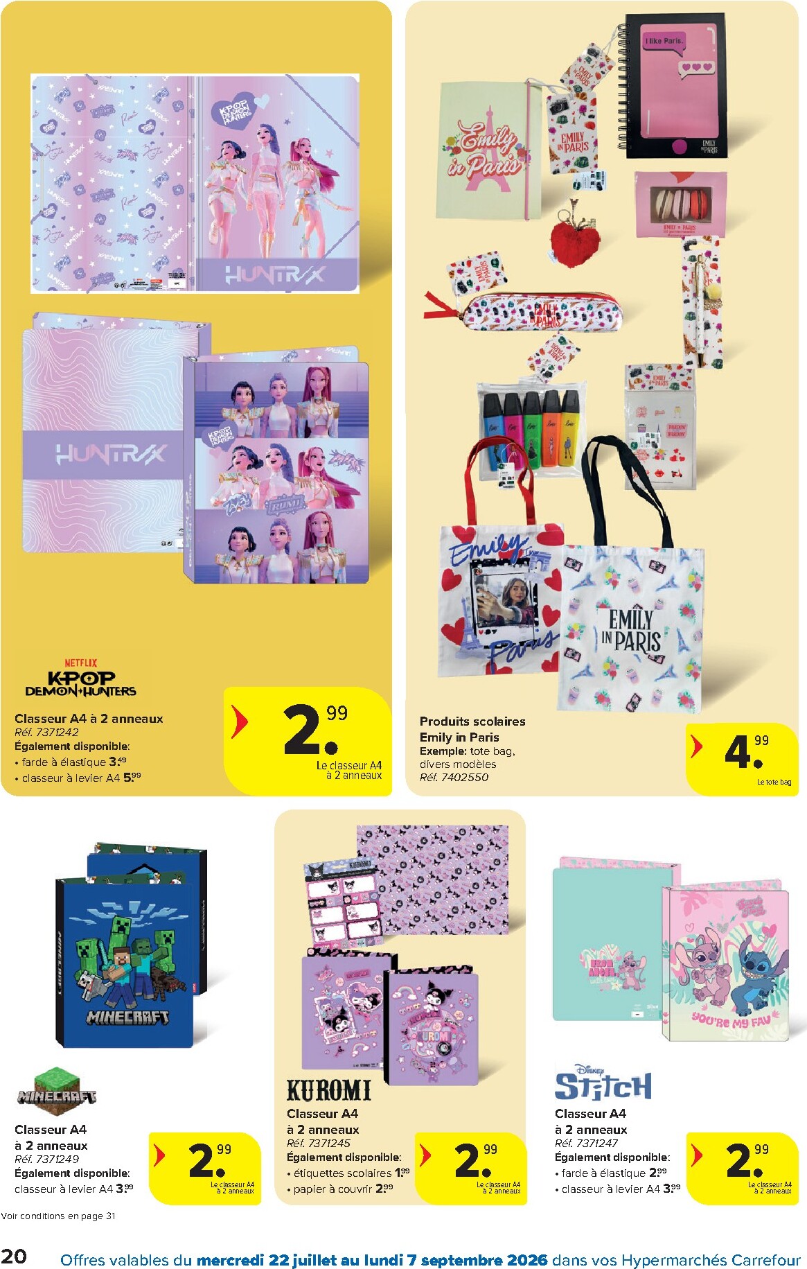 carrefour - Huidige Carrefour Hypermarchés - Back to School folder geldig van woensdag 22/07/2026 tot maandag 07/09/2026 - page: 20