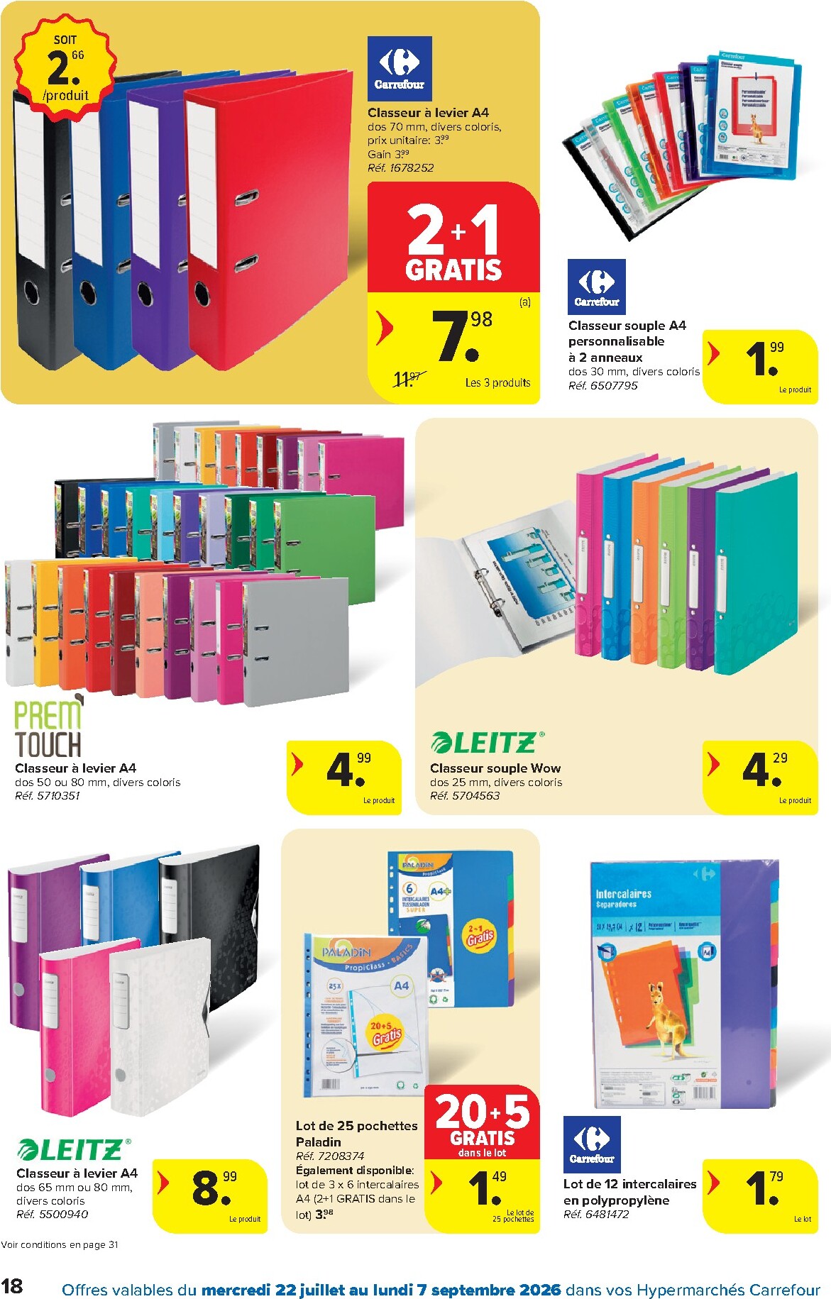 carrefour - Huidige Carrefour Hypermarchés - Back to School folder geldig van woensdag 22/07/2026 tot maandag 07/09/2026 - page: 18