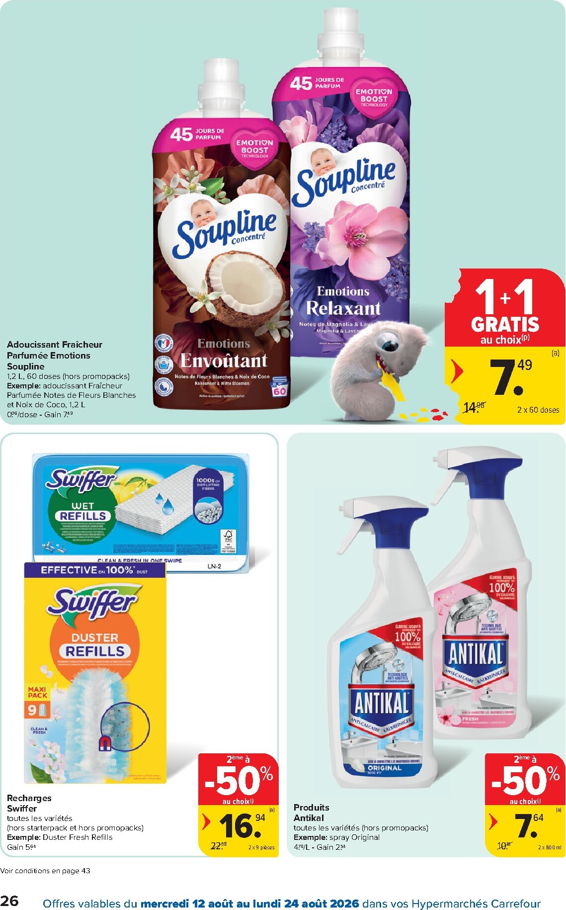 carrefour - Toekomstige Carrefour Hypermarchés folder geldig van woensdag 12/08/2026 tot maandag 24/08/2026 - page: 26