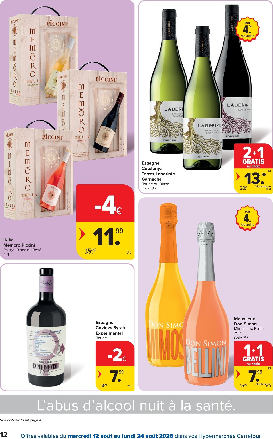 carrefour - Toekomstige Carrefour Hypermarchés folder geldig van woensdag 12/08/2026 tot maandag 24/08/2026 - page: 12