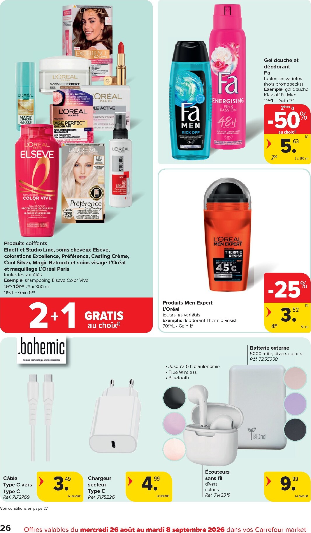 carrefour - Carrefour Market folder voor volgende week van woensdag 26/08/2026 tot dinsdag 01/09/2026 - page: 26