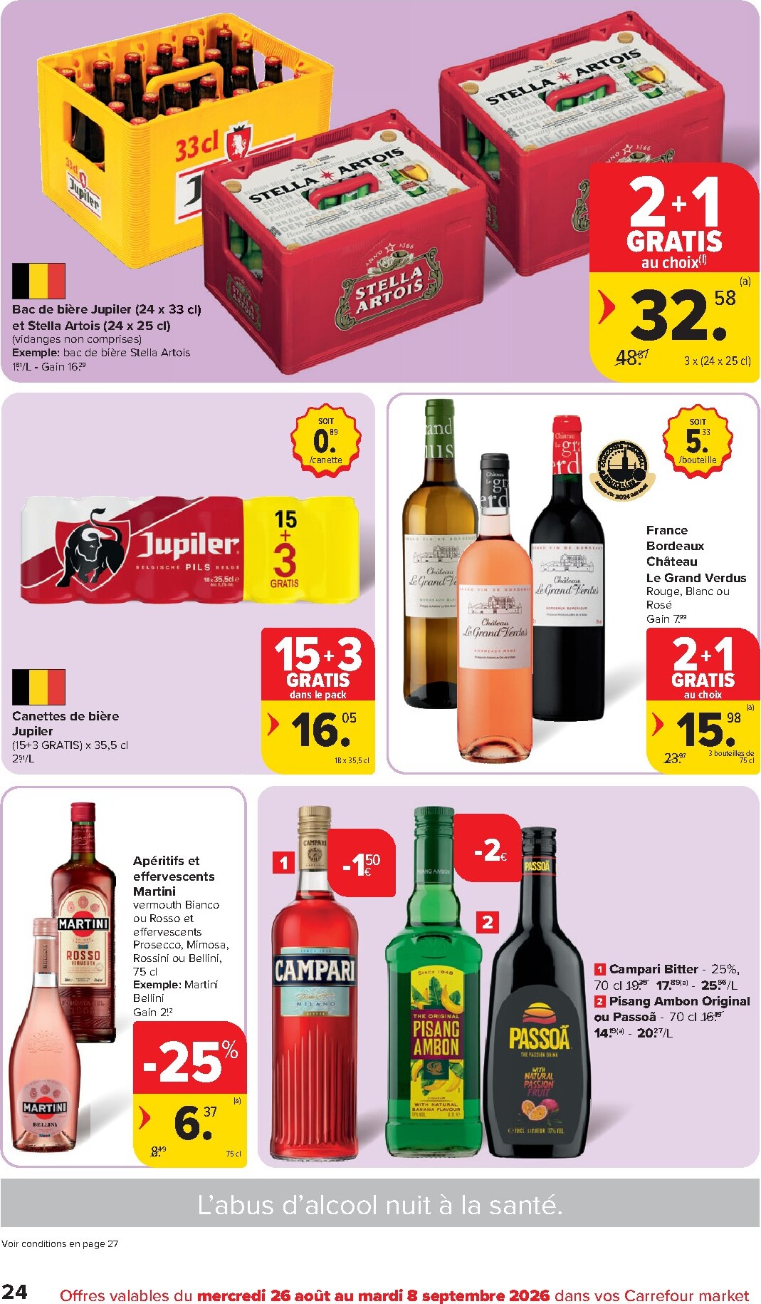 carrefour - Carrefour Market folder voor volgende week van woensdag 26/08/2026 tot dinsdag 01/09/2026 - page: 24