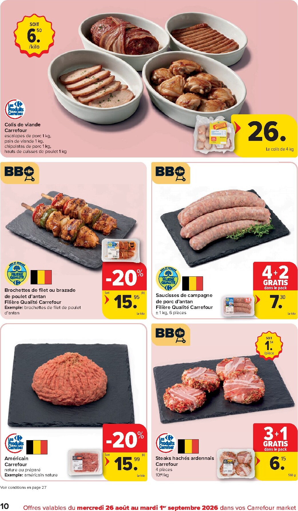 carrefour - Carrefour Market folder voor volgende week van woensdag 26/08/2026 tot dinsdag 01/09/2026 - page: 10