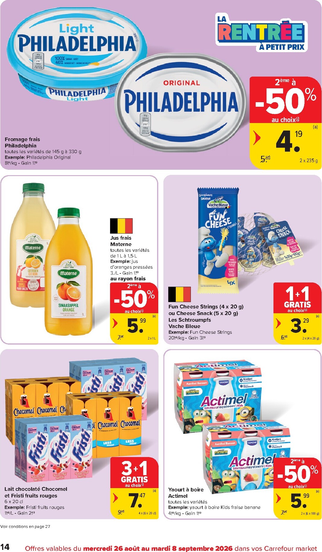 carrefour - Carrefour Market folder voor volgende week van woensdag 26/08/2026 tot dinsdag 01/09/2026 - page: 14