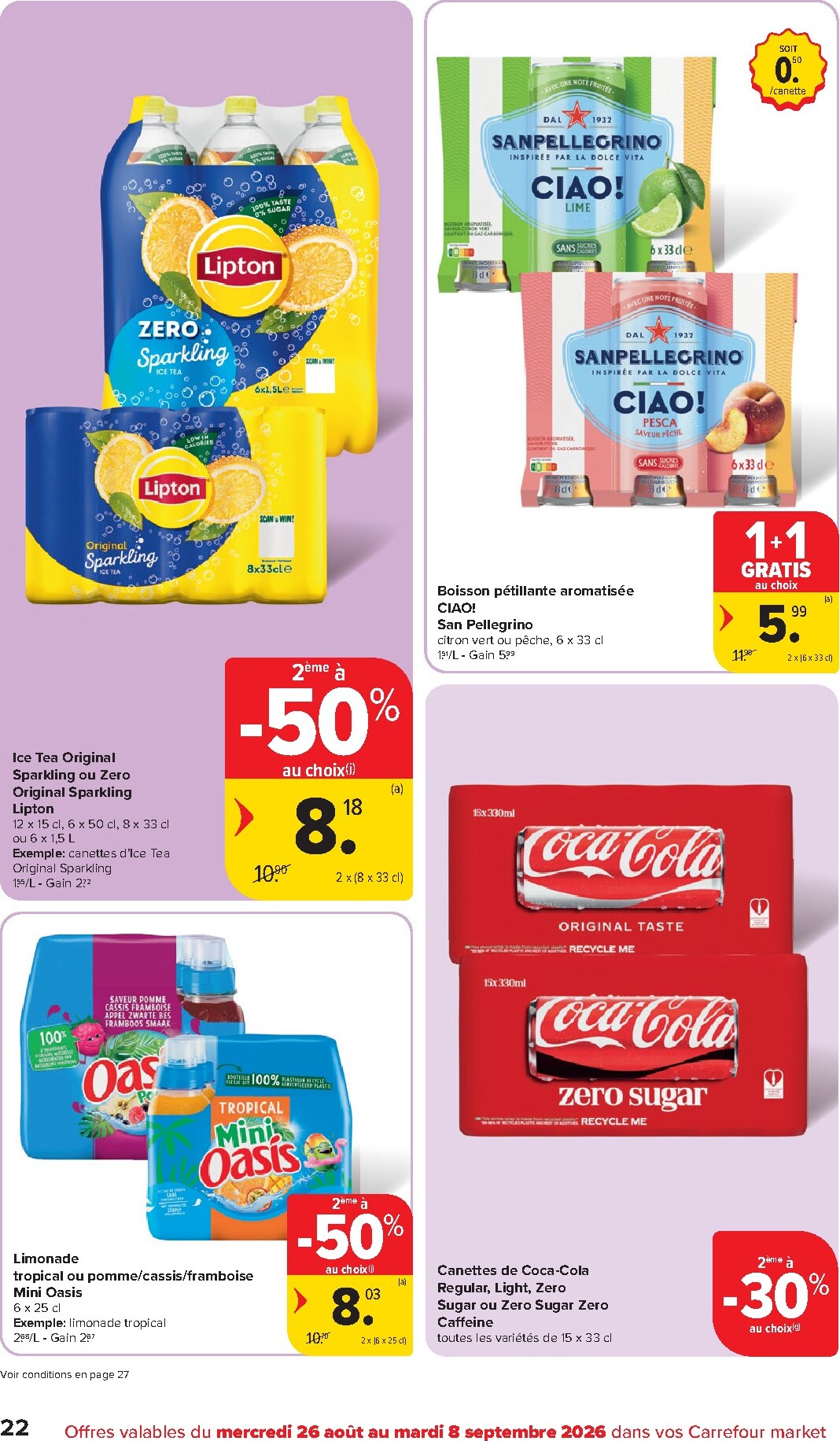 carrefour - Carrefour Market folder voor volgende week van woensdag 26/08/2026 tot dinsdag 01/09/2026 - page: 22