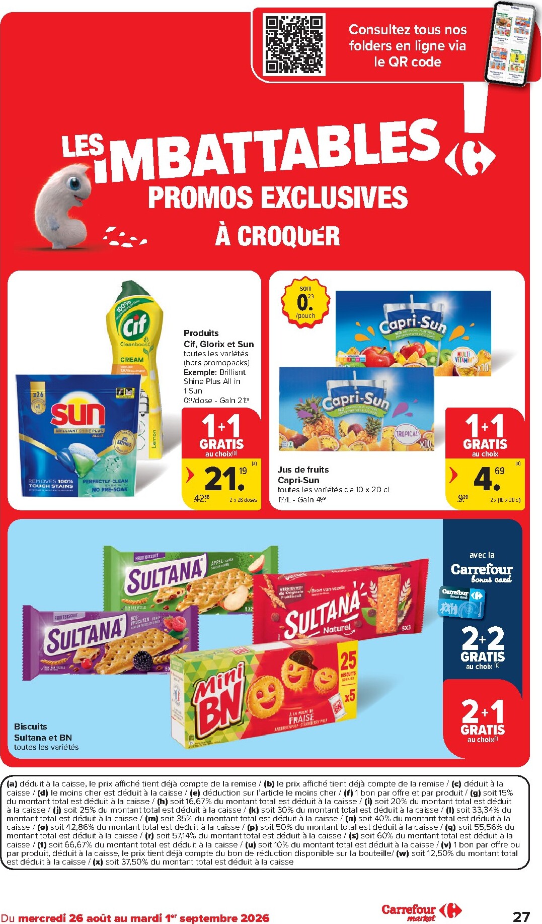 carrefour - Carrefour Market folder voor volgende week van woensdag 26/08/2026 tot dinsdag 01/09/2026 - page: 27