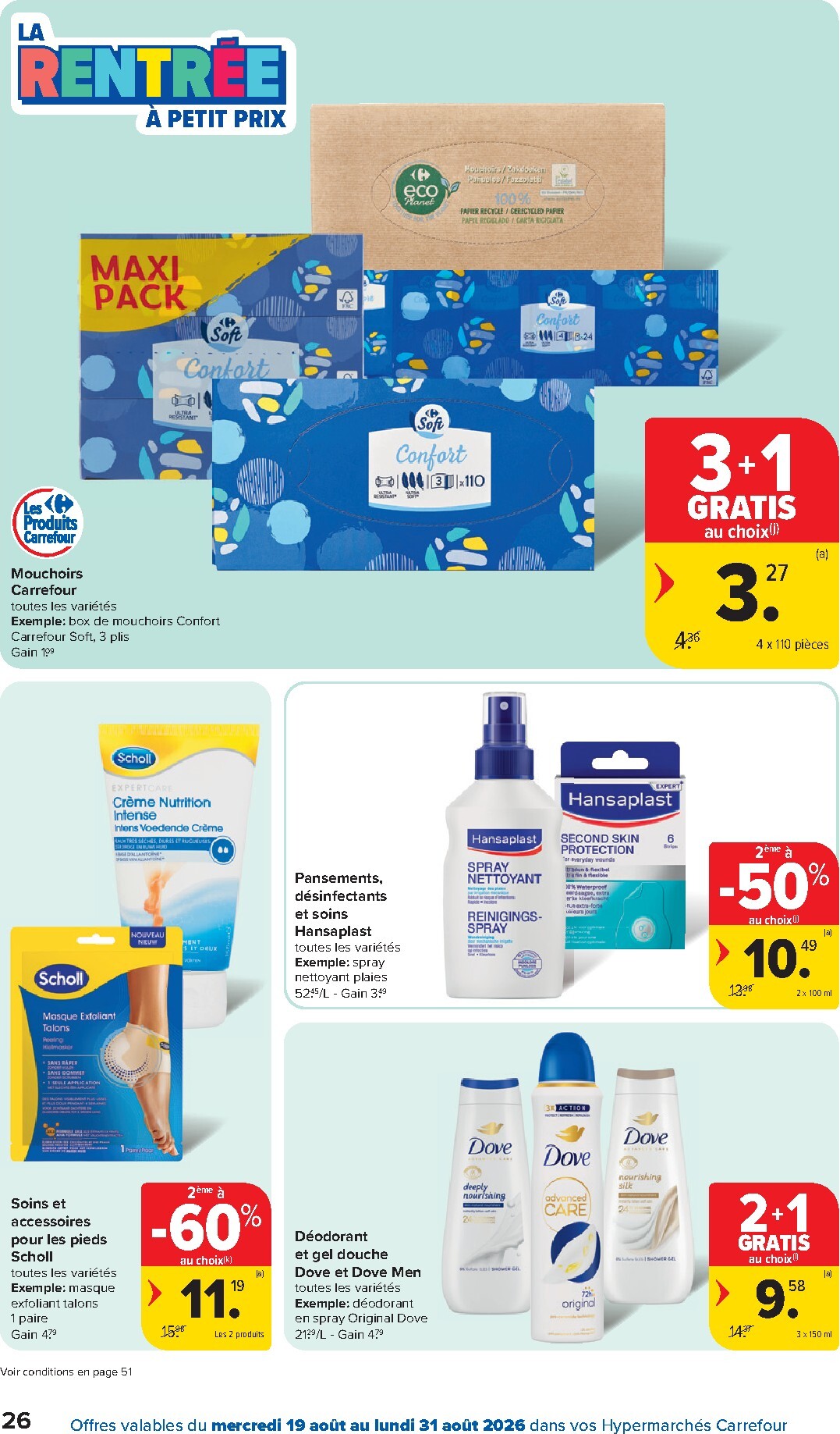 carrefour - Huidige Carrefour Hypermarchés folder geldig van woensdag 19/08/2026 tot maandag 31/08/2026 - page: 26