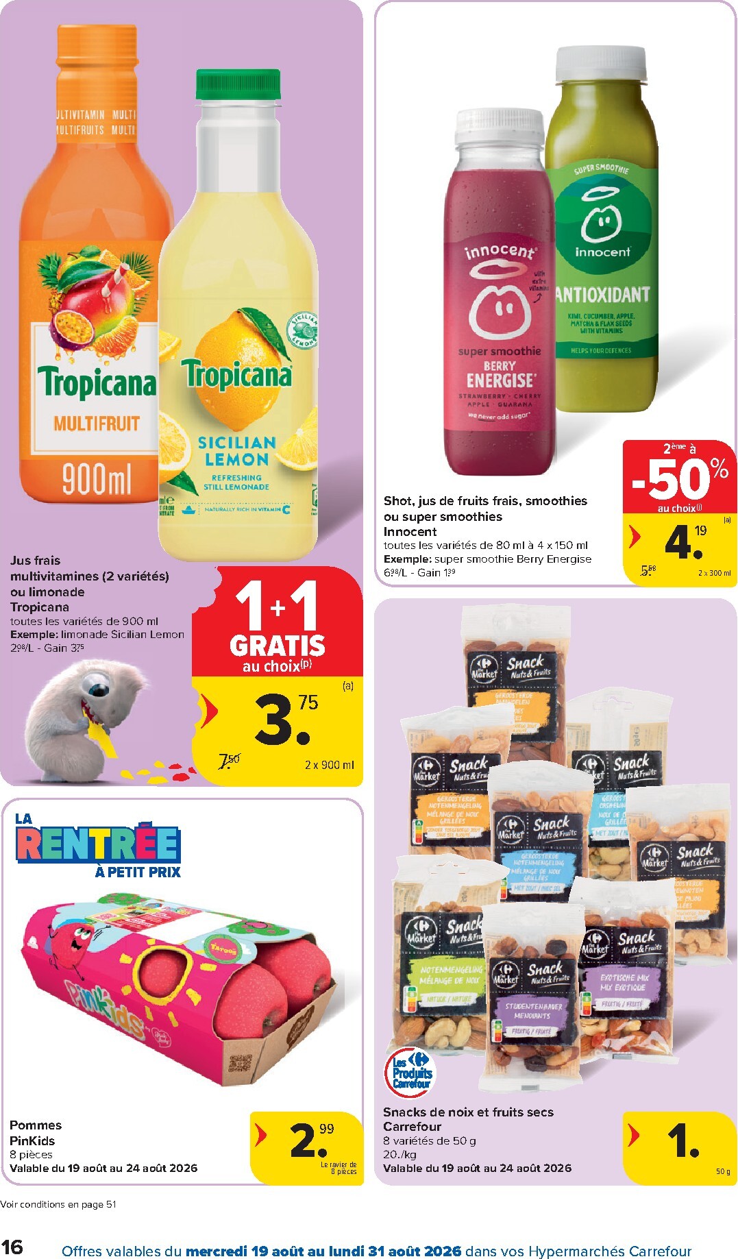 carrefour - Huidige Carrefour Hypermarchés folder geldig van woensdag 19/08/2026 tot maandag 31/08/2026 - page: 16