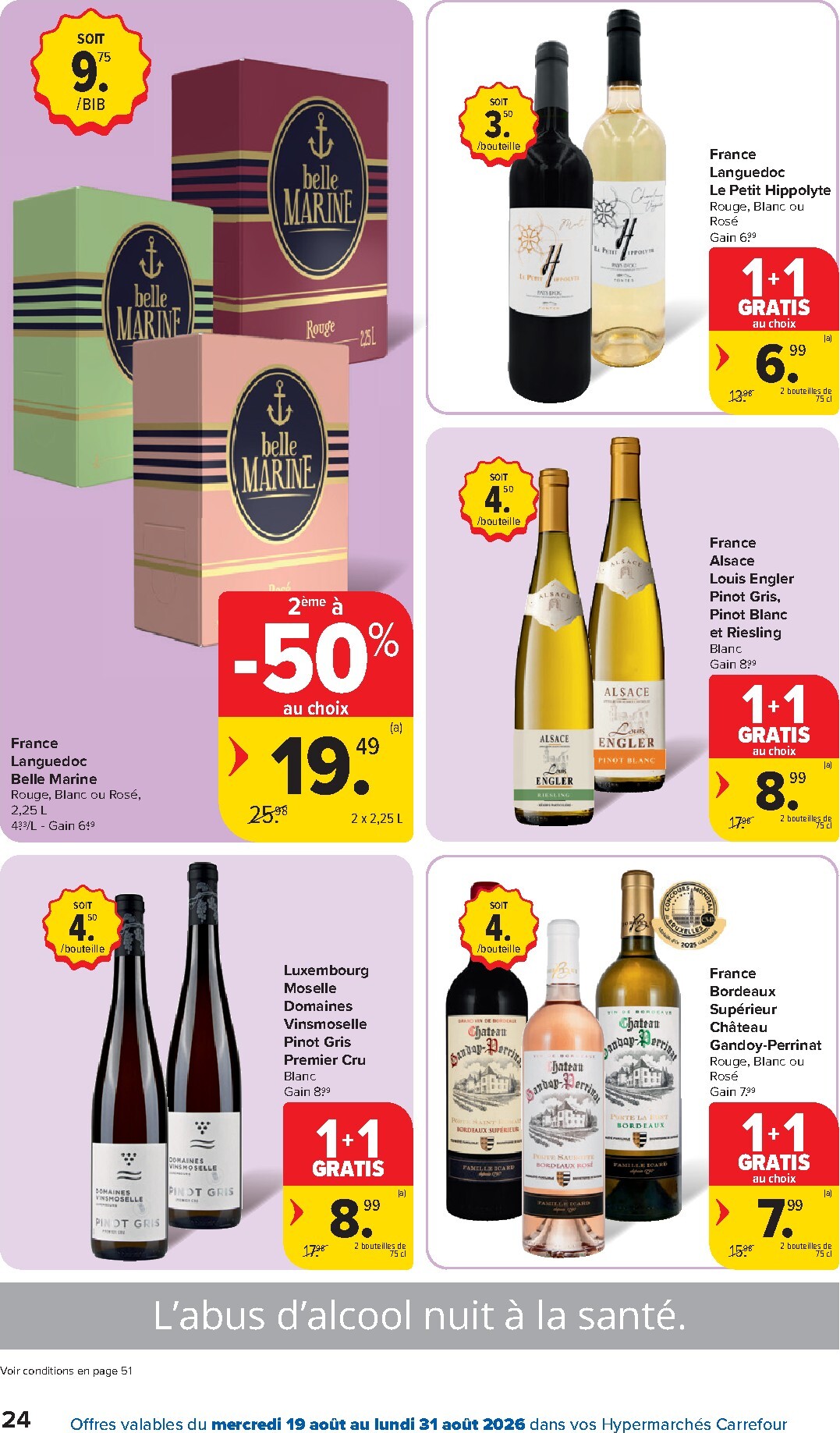 carrefour - Huidige Carrefour Hypermarchés folder geldig van woensdag 19/08/2026 tot maandag 31/08/2026 - page: 24