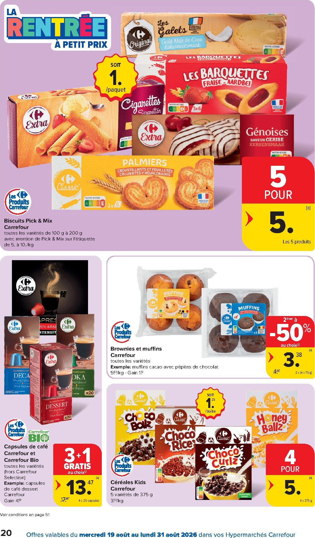 carrefour - Huidige Carrefour Hypermarchés folder geldig van woensdag 19/08/2026 tot maandag 31/08/2026 - page: 20