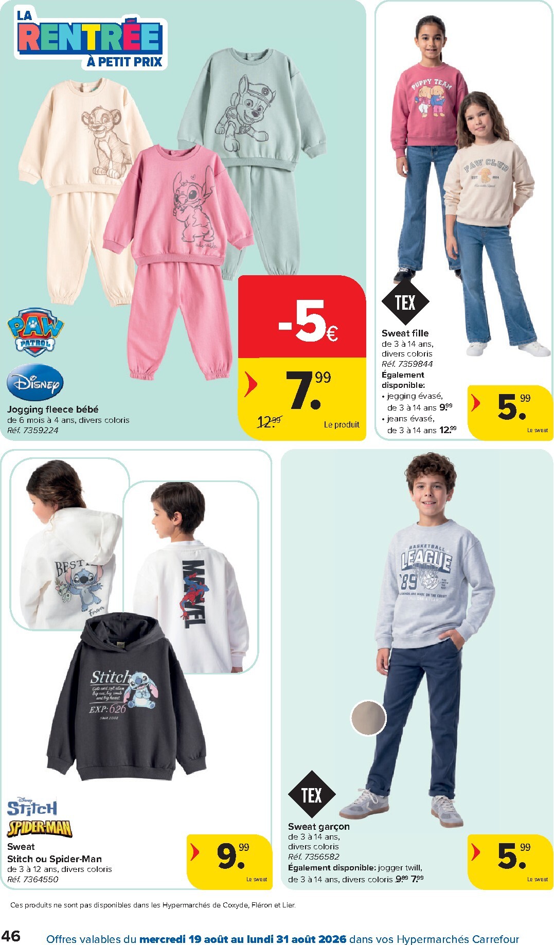 carrefour - Huidige Carrefour Hypermarchés folder geldig van woensdag 19/08/2026 tot maandag 31/08/2026 - page: 46