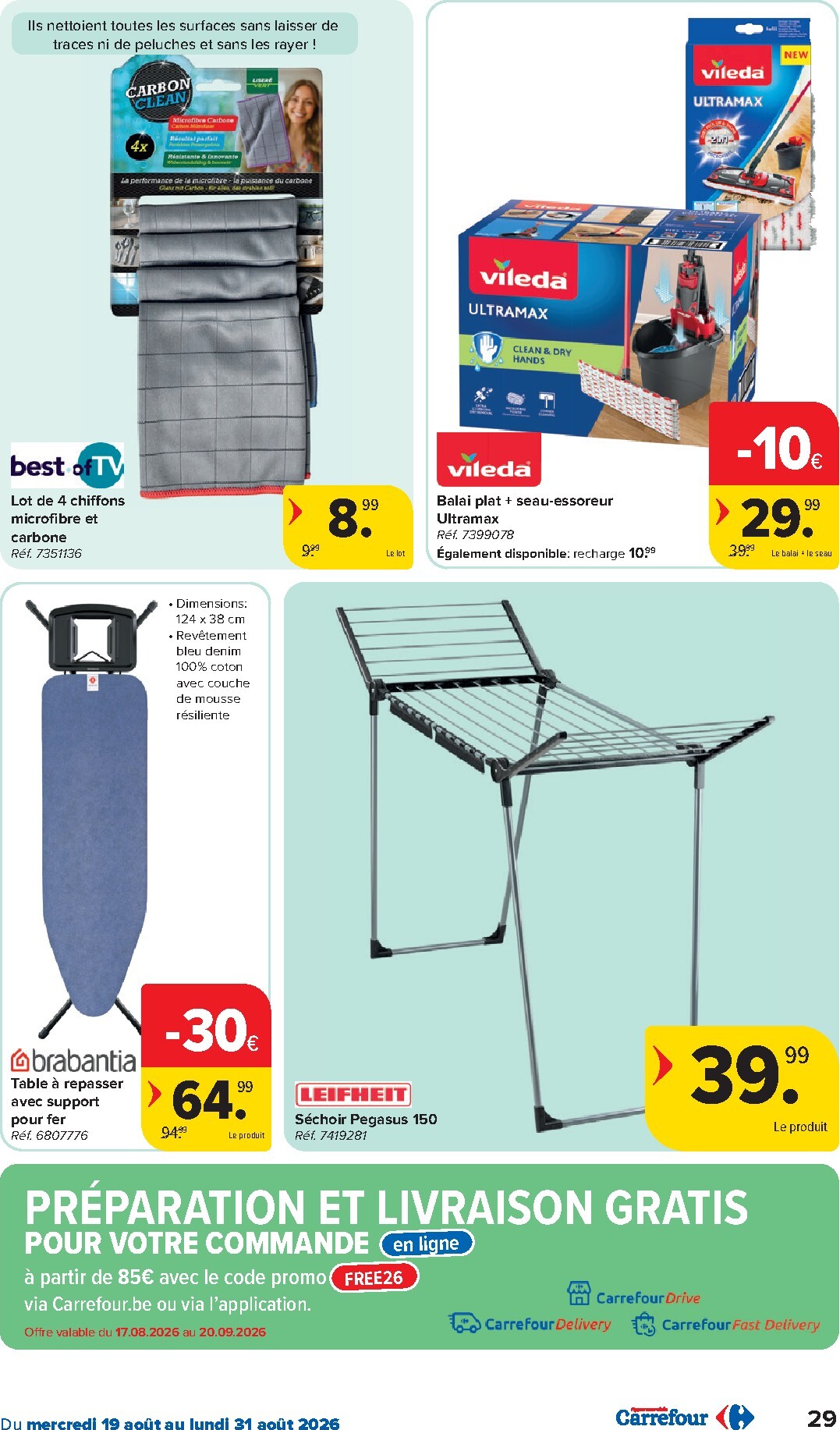 carrefour - Huidige Carrefour Hypermarchés folder geldig van woensdag 19/08/2026 tot maandag 31/08/2026 - page: 29
