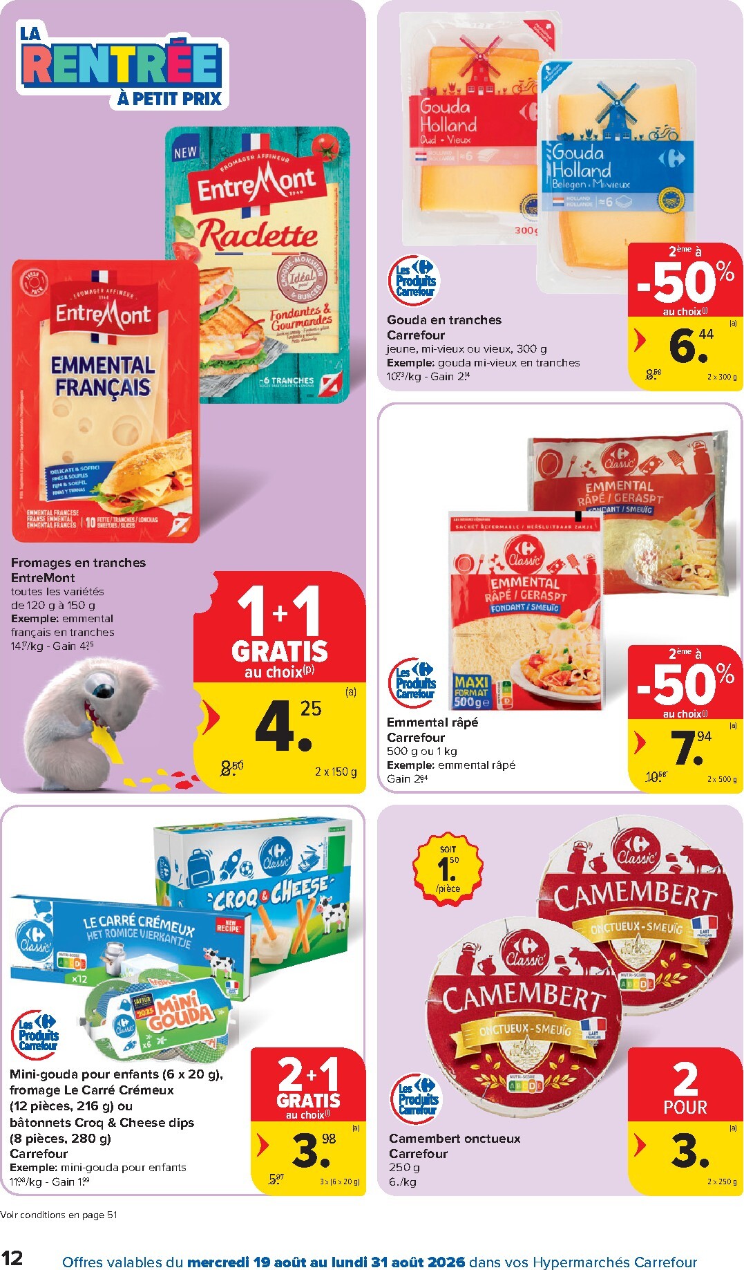 carrefour - Huidige Carrefour Hypermarchés folder geldig van woensdag 19/08/2026 tot maandag 31/08/2026 - page: 12