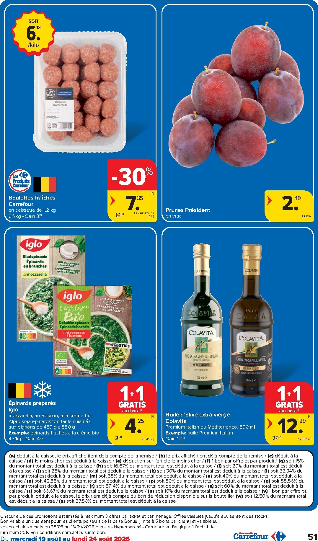 carrefour - Huidige Carrefour Hypermarchés folder geldig van woensdag 19/08/2026 tot maandag 31/08/2026 - page: 51
