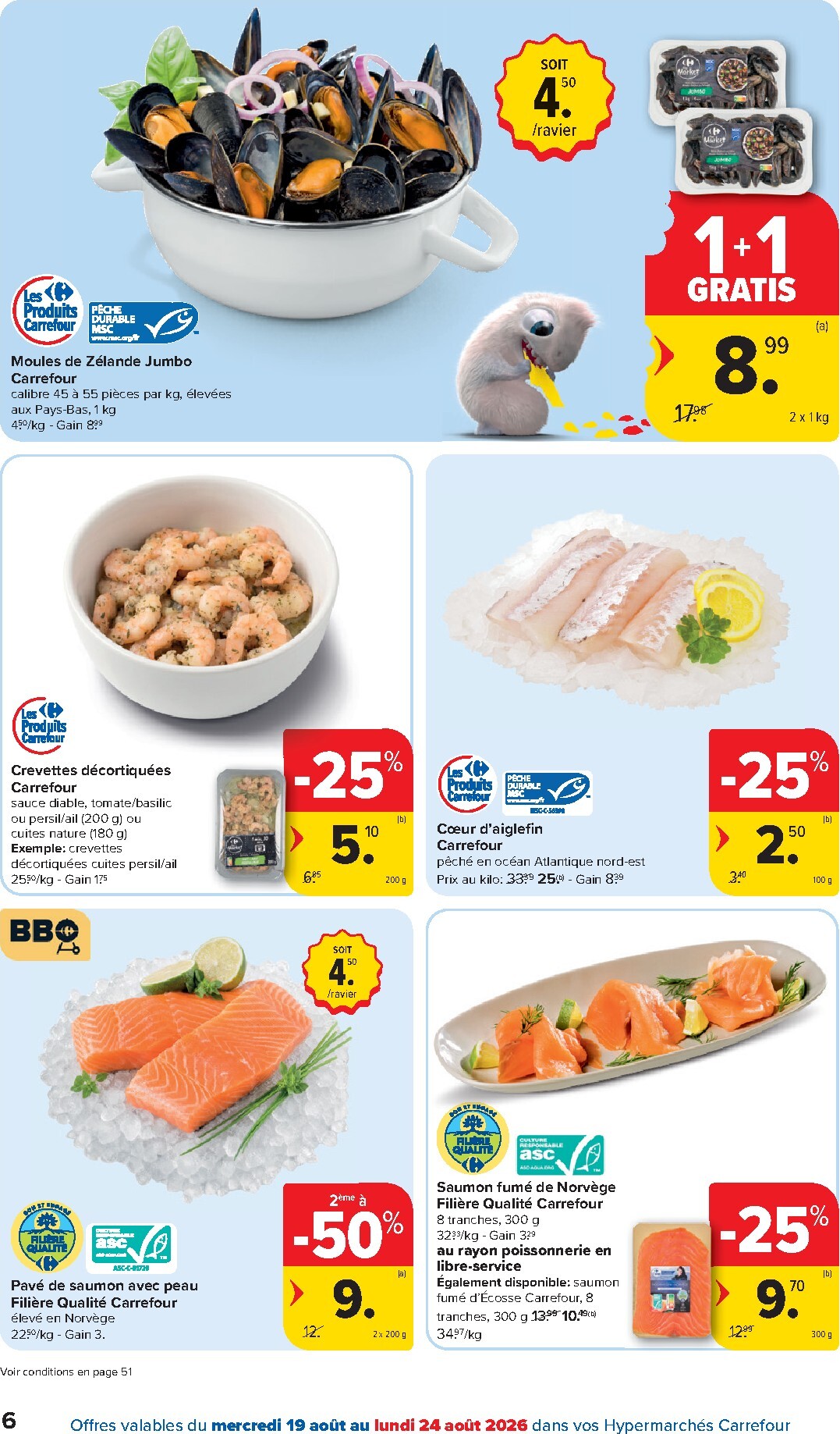 carrefour - Huidige Carrefour Hypermarchés folder geldig van woensdag 19/08/2026 tot maandag 31/08/2026 - page: 6
