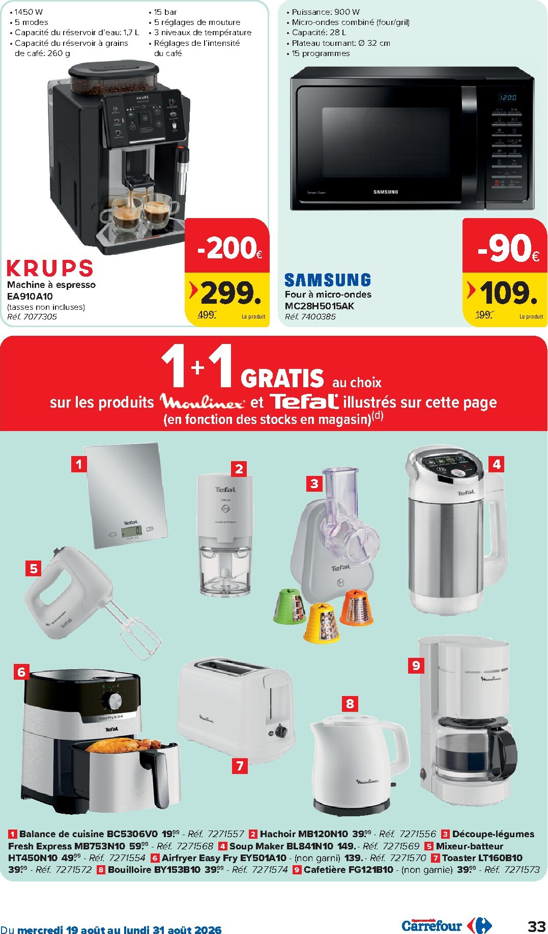 carrefour - Huidige Carrefour Hypermarchés folder geldig van woensdag 19/08/2026 tot maandag 31/08/2026 - page: 33