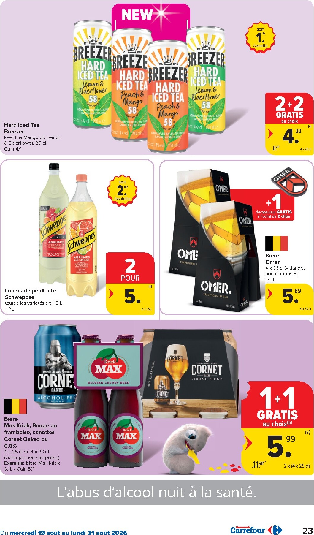 carrefour - Huidige Carrefour Hypermarchés folder geldig van woensdag 19/08/2026 tot maandag 31/08/2026 - page: 23