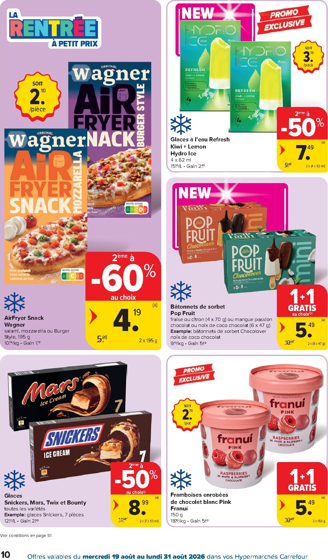 carrefour - Huidige Carrefour Hypermarchés folder geldig van woensdag 19/08/2026 tot maandag 31/08/2026 - page: 10