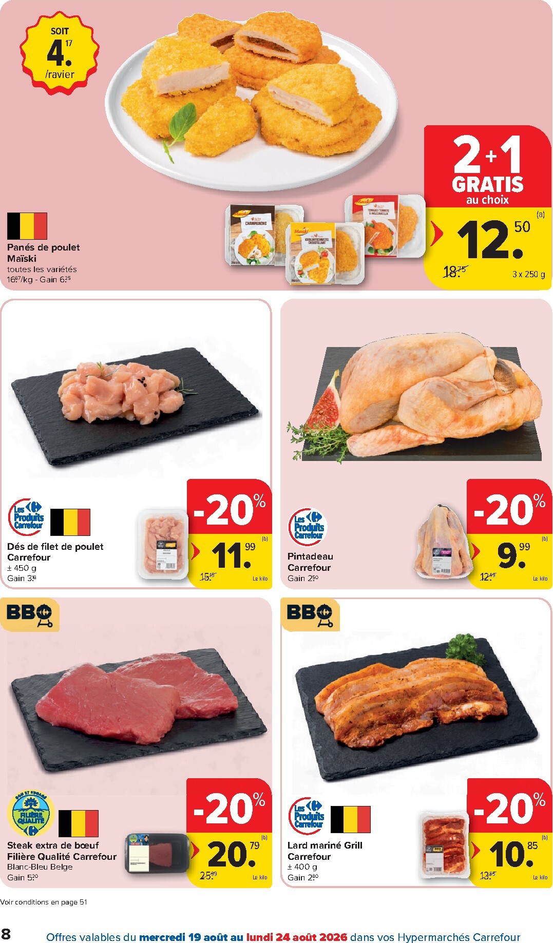 carrefour - Huidige Carrefour Hypermarchés folder geldig van woensdag 19/08/2026 tot maandag 31/08/2026 - page: 8