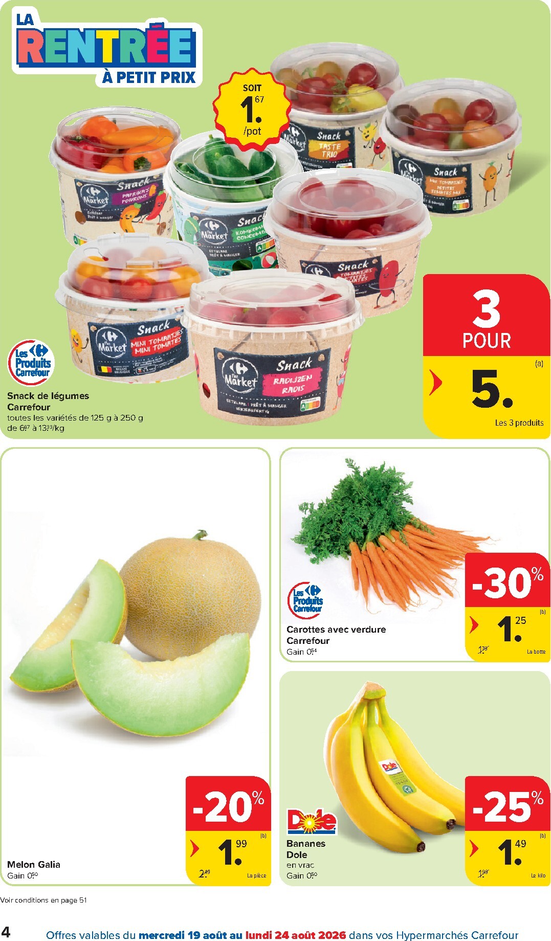 carrefour - Huidige Carrefour Hypermarchés folder geldig van woensdag 19/08/2026 tot maandag 31/08/2026 - page: 4