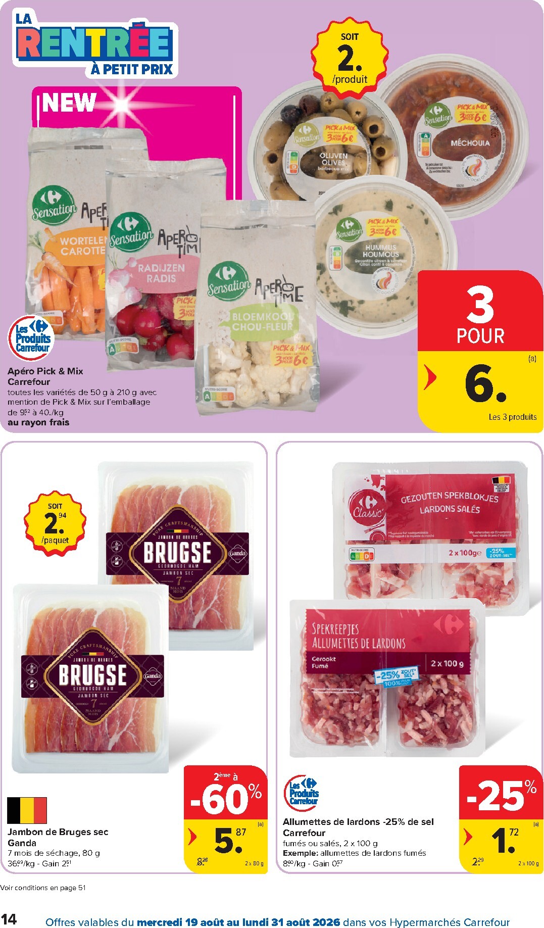 carrefour - Huidige Carrefour Hypermarchés folder geldig van woensdag 19/08/2026 tot maandag 31/08/2026 - page: 14